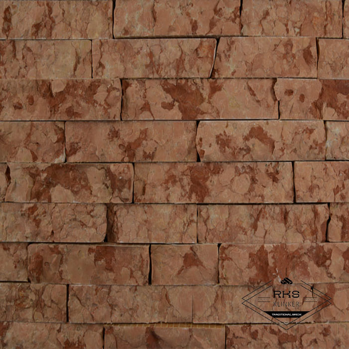 Фасадный камень Полоса - Мрамор Rojo Alicante в Саратове